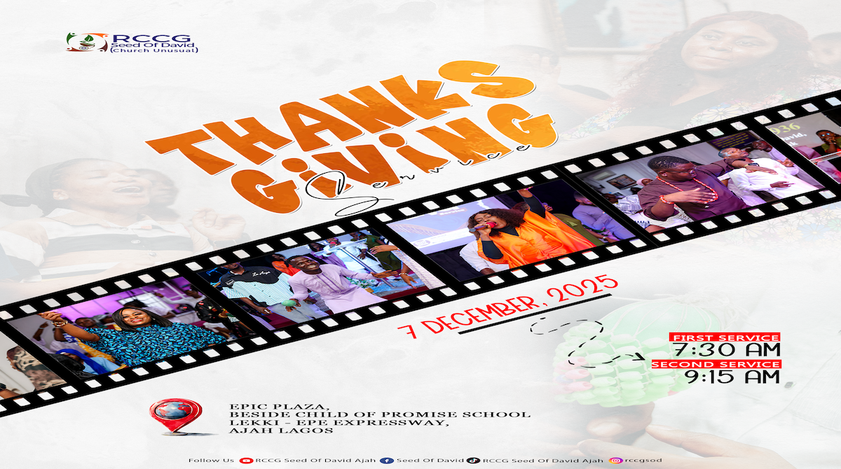 DECEMBER THANKSGIVING SERVICE