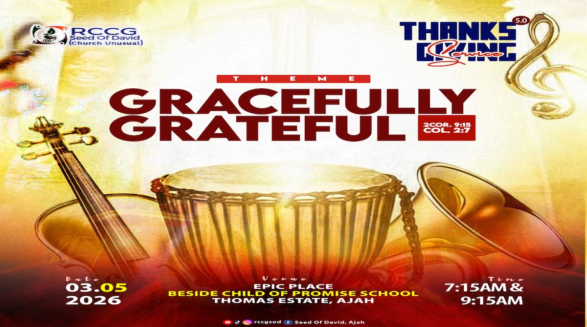 MAY THANKSGIVING SERVICE