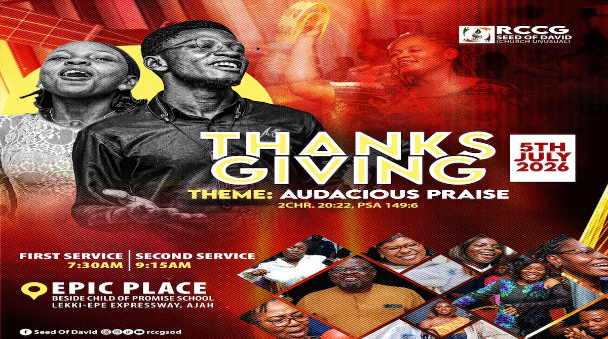 JULY THANKSGIVING SERVICE