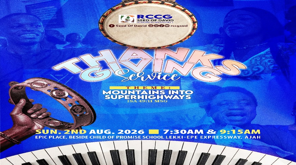 AUGUST THANKSGIVING SERVICE